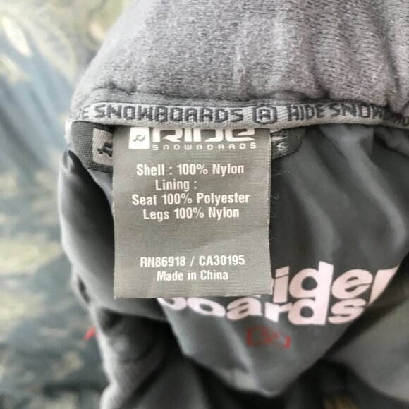 Ride Snowboard tan pants size M - Picture 5 of 9